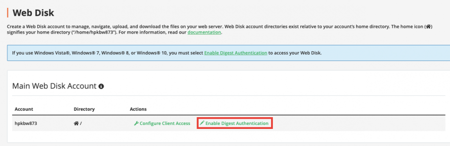 How To Use Cpanels Web Disk Hostpapa Support