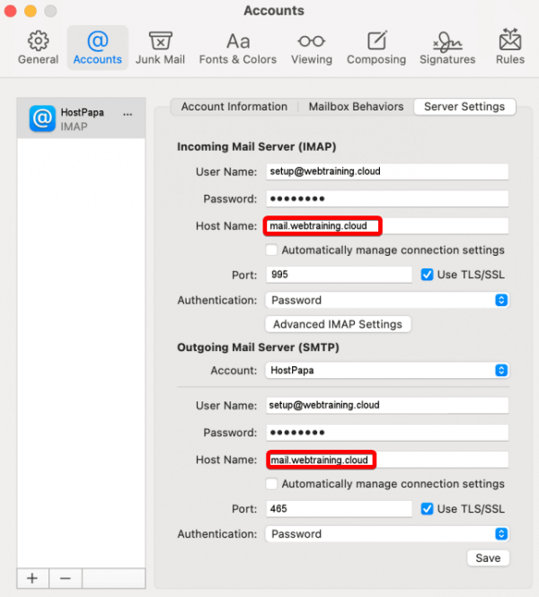 iphone mail identity cannot be verified