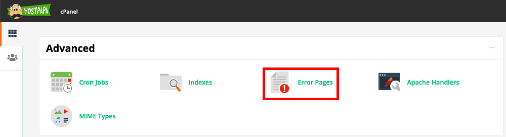 How To Set Up Custom Error Pages In CPanel HostPapa Support