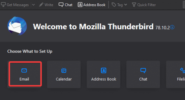 cannot add gmail account to thunderbird