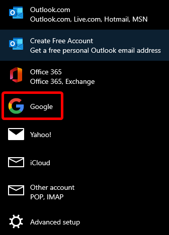 Google Workspace | How do I add a Gmail email to Windows 10 Mail?