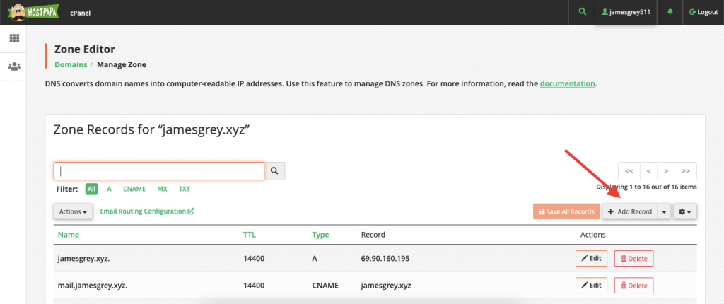 How To Create An Srv Record In Dns Hostpapa Support